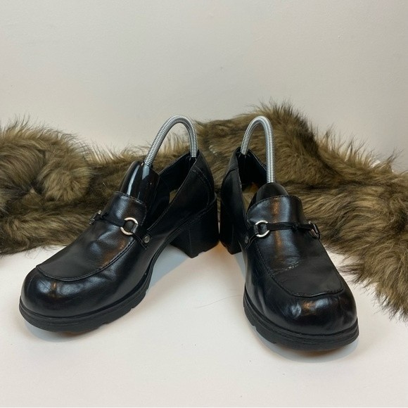 Vintage Y2K Lower East Side Bratz Chunky Platform Mary Jane Loafers Size 8.5 - Picture 7 of 12